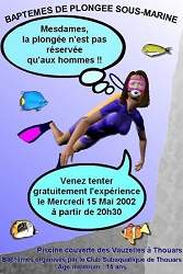 Baptmes de plonge le 15 Mai 2002